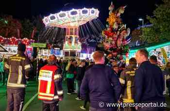 FW-WRN: Ein ruhiger Montag liegt hinter der Kirmes-Wachbereitschaft
