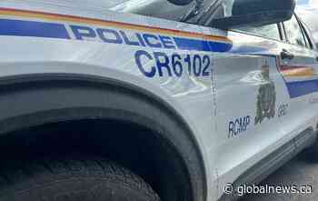 Jack-knifed semi-trailer blocks highway outside Calgary