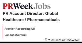 Premier Resourcing UK: PR Account Director: Global Healthcare / Pharmaceuticals