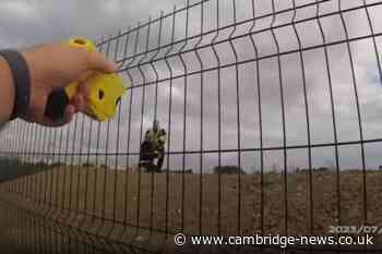 Watch as three men break into Cambridgeshire air ambulance charity HQ