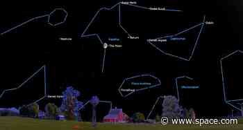 See the moon and Saturn take a night swim in Aquarius tonight