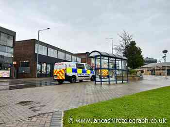 Police and ambulance descend on Burnley bus station