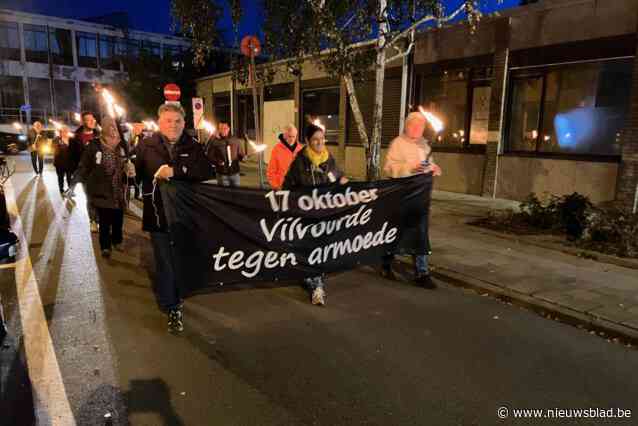Fakkeltocht als verzet tegen armoede