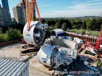 Emily and Anne prepare to burrow under Ealing for HS2