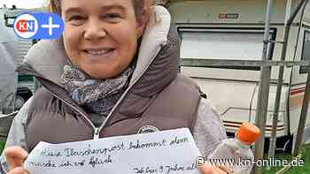 Nach der Sturmflut in SH: Glücksbotschaft per Flaschenpost angespült