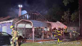 Chesapeake early morning fire displaces 3 from home