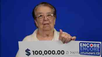 Retired great-grandmother from Collingwood wins big with lottery