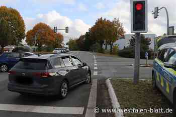 Verdacht auf Straftat: Eingeschlafen und in Warburg gegen Ampel geprallt