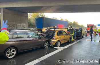 FW-BO: Verkehrsunfall auf der A 448 in Bochum- Langendreer