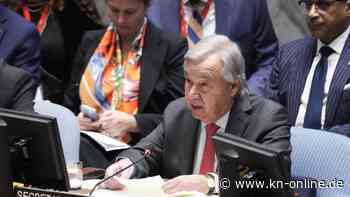 UN-Eklat: Israel greift Guterres wegen Gaza-Rede an