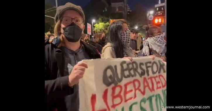 Large 'Queers for Palestine' Protest Hits NYC - Here's the Official Punishment for Homosexuality in Gaza