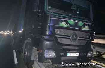 POL-VDKO: LKW Unfall im Baustellenbereich verursacht erhebliche Verkehrsstörungen