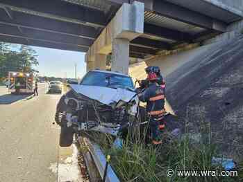 Driver crashes SUV off bridge in Selma