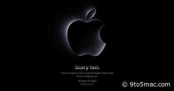 Apple announces special event for October 30: ‘Scary fast’