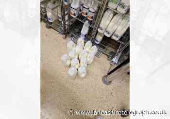 Accrington Asda left cartons of out-of-date milk on shelves