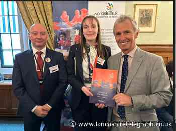 Clitheroe skills champion Isabelle visits Westminster praise