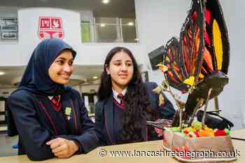 Pleckgate High School win award with recycled sculptures