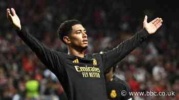 Braga 1-2 Real Madrid: Jude Bellingham scores in Champions League win