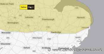 Met Office fog weather warning in force across Cambridgeshire
