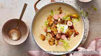 Bratkartoffelsuppe mit Extrawürstchen