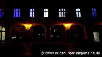 Statt Israel-Flagge: Augsburg beleuchtet das Verwaltungsgebäude blau-weiß