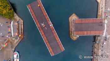 Drehbrücke über Alten Strom in Warnemünde kurzzeitig gesperrt