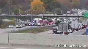 Semi truck tire causes crash that killed 2 near St. Michael