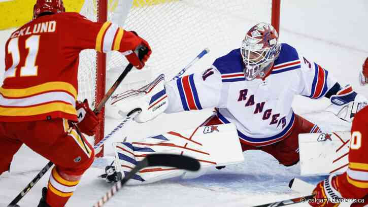 Struggling Flames burned 3-1 by visiting Rangers
