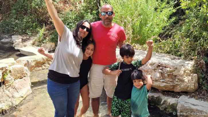 A father’s desperate plea after his wife and three kids were kidnapped by Hamas