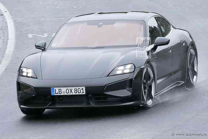 Vernieuwde Porsche Taycan: strak nieuw gezicht