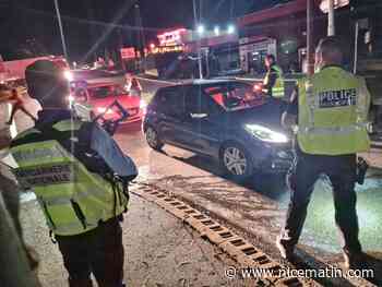 Détention de stupéfiants, défaut d'assurance, alcoolémie: à Mougins, police et gendarmerie unissent leurs forces