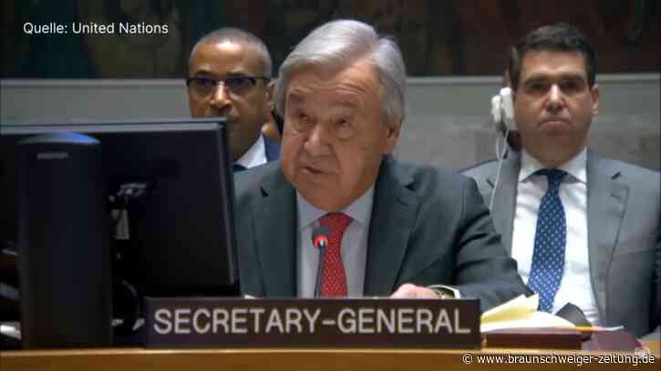 Israels UN-Botschafter fordert Rücktritt von UN-Chef Guterres