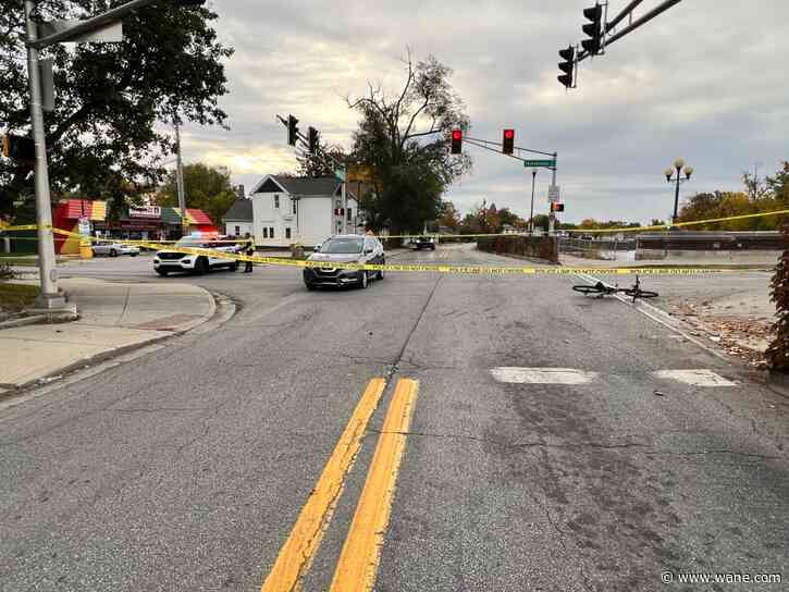 Bicyclist injured in crash at intersection north of downtown Fort Wayne