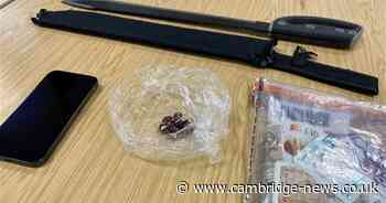 Peterborough teenager with machete arrested after trying to run away from police officers