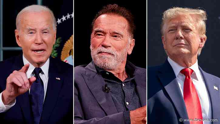 Arnold Schwarzenegger calls for 'young blood' in 2024 presidential election, says he'd make 'great president'