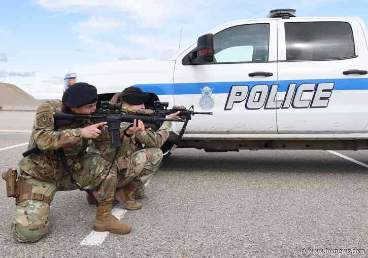 Air Force police open fire on driver attempting to run gate of Texas base
