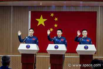 China unveils Shenzhou 17 astronauts launching to Tiangong space station tonight (video)