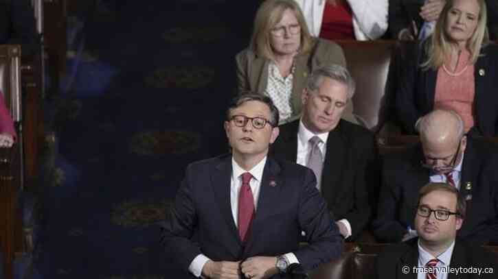 Republican Mike Johnson has secured enough votes to become House speaker as ballot draws to a close