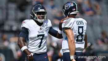Vrabel: Titans to play Levis, Willis if Tannehill out
