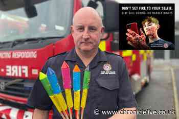 Gang of 50 children ambush firefighters in South Shields with fireworks as crews brace for Bonfire Night