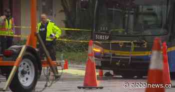 Witnesses sought to transit bus collision that left Surrey pedestrian seriously hurt