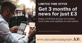 Lancashire Telegraph subscription sale: £3 for 3 months