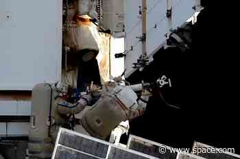 Cosmonauts on ISS spacewalk encounter toxic coolant 'blob' while inspecting leaky radiator