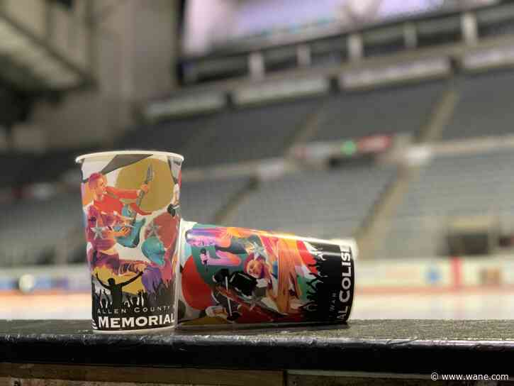 From murals to concessions: Fort Wayne artist 'Phresh Laundry' designs souvenir Coliseum cup