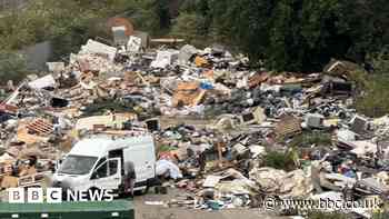 Hayes: Network Rail site used for 'industrial scale' fly-tipping