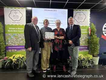 Chorley train station given awards for floral display
