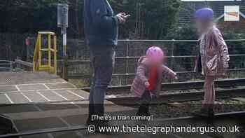 Network Rail railway crossing warning as CCTV video released