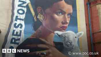 Why mural on a gin bar wall symbolises the city of Preston
