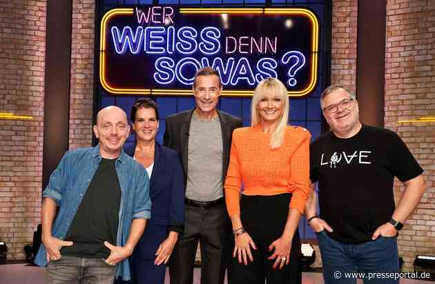 Das Sportlegenden-Duell: Katarina Witt und Franziska van Almsick bei "Wer weiß denn sowas?" / Das Wissensquiz vom 30. Oktober bis 3. November 2023, um 18:00 Uhr im Ersten