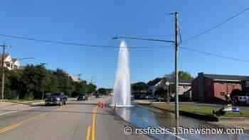 Ocean View roads back open, Norfolk officials say, after closing due to water main incident